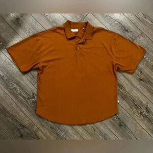Standard/cloth mens medium short pumpkin/brown